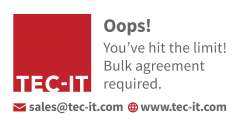 Barcode generated by TEC-IT